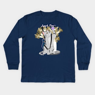 SPEAK NOW CAT ERA Kids Long Sleeve T-Shirt